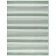 thumbnail image 2 of SAFAVIEH Machine Washable Rug Indoor/Outdoor Bermuda Collection - Bermuda Valentina Striped Indoor/Outdoor Area Rug, Green/Ivory, 8' x 10', 2 of 12