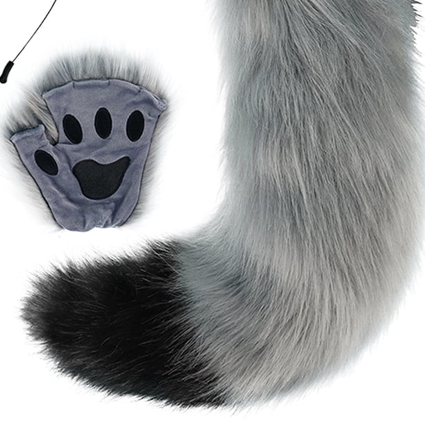 Oreilles De Loup/lapis/chat En Fausse Fourrure - Serre-tête Réglable Fait Main - Pour Cosplay, Halloween, Noël, Fêtes Déguisées