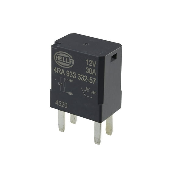 Hella 933332571 Relay Micro 280 4 Pole 12V Spst Res, Multi