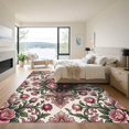 thumbnail image 3 of ODIKA 8'x10' Machine Washable Non-Slip Area Rug, Traditional Cream High Traffic Rug, Ivory, 1005331, 3 of 7