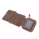 thumbnail image 3 of Cartera de PU con múltiples ranuras para tarjetas, de cuero PU texturizado, triple pliegue, para hombres y niños, color marrón, 3 of 14
