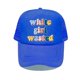 thumbnail image 1 of White Girl Wasted Snapback Cap Funny Party Dance Frat College Baseball Caps Rainbow Colors Letter Printed Trucker Cap Hats YP06756-60cm for adult Gao Jinjia LED, 1 of 2