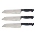 thumbnail image 1 of Cuchillo Wusthof Gourmet 7 con filo hueco Santoku negro 3x, 1 of 3