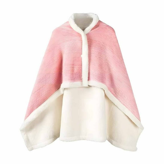 Zmeidao Wearable Blanket, Softness Comfort Warmth Fleece Gift for Women Men, Body Throw Blanket for Home Office Lounge, 31.49x47.24inch