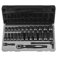 thumbnail image 2 of Grey Pneumatic 3/8" Drive 27 Piece Fractional Std & Deep Duo-Socket Set - 6 Point, 2 of 2