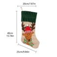 thumbnail image 2 of Decoración de calcetines navideños Papá Noel Muñeco de nieve Bolsa de caramelos Calcetines de árbol de Navidad Adornos colgantes, 2 of 6