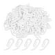 thumbnail image 1 of 50/100 Paquete de anillos Anillos de ganchos de para cortina de 100 piezas Zulema ganchos para cortinas, 1 of 8