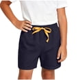 thumbnail image 6 of JOANKDMI 3-Pack Toddler Girls Casual Shorts Kids Summer Elastic Waist Play Shorts with Cute Ribbon Bowknot Lightweight Lounge Clothes for Little Girls Daily Wear, 6 of 9