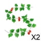 thumbnail image 1 of Corona de hojas de frutas,Planta colgante de ratán con hojas de fruta artificiales,Guirnalda de flores,hojas y follaje falso de vid,Hojas falsas de ratán Ratán falso Ratán de, 1 of 8