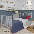 thumbnail image 4 of Dream On Me Casco 4-in-1 Mini Crib and Dressing Table, Pebble Grey, 4 of 8