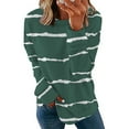 thumbnail image 1 of EQWLJWE Chemises à Manches Longues pour Femmes Pack Chemises Décontractées à Manches Longues Imprimé Col Rond Chandail en Molleton Chandail Tunique Ample Vêtements d'Automne pour Femmes, 1 of 6