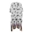 thumbnail image 2 of HELLHERO Half Sleeve Casual Lightweight Swimsuit Cover Up for Beach High Quality Fabrics Cardigan Bathing Suit Cover Up Spider Web, 2 of 6