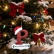 thumbnail image 5 of Adornos navideños, adornos navideños, regalos navideños, 26 letras, decoración para árbol de Navidad, adornos colgantes para árbol de Navidad, adornos navideños personalizados, decoración navideña, de, 5 of 6