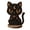 black, variant on Vintage Ghost Pumpkin Wooden Tabletop Decor Fall Wooden Figurine Halloween Ghost Pumpkin Desk Mantel Ornament Gift