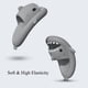 thumbnail image 4 of Zapatillas de tiburón con fondo grueso de 4cm para padres e hijos, sandalias EVA divertidas con dibujos animados para el hogar para niños, caca para caminar, 4 of 8