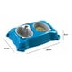 thumbnail image 2 of Comedero Bebedero Perro Doble Plast Pet New Practi Grande Azul, 2 of 2