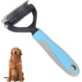 thumbnail image 1 of Peine de aseo, cepillo de aseo para mascotas, rastrillo de doble cara para peine de perro, peine de aseo de gato, para quitar el pelo profundo, el pelo y el ajuste de su animal kaili Sencillez, 1 of 5