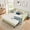 Green + MDF, variant on Full‑Size Daybed, Gingham Upholstered 3‑in‑1 Versatile Convertible Sofa Bed with Pull‑Out Trundle & Side Storage Pockets, Ideal for Multiple Room Layouts and Small‑Space Living-Green