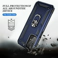 thumbnail image 5 of Xhy Samsung Galaxy A23 5G Case with Screen Protector and Magnetic Ring Mount Kickstand Military Grade Full Body Double Layer Drop Protection Rugged Durable for Galaxy A23 5G Phone - Blue, 5 of 10
