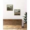 thumbnail image 4 of HFDF SquareCanvas Wall Art, Landscape Room Decor Classical Scenery Vast Valley Grassland Oil Paintings Canvas Art Wall Decor, Home Decor for Living Room Bedroom Bedroom Office 16x12inch Framed, 4 of 6