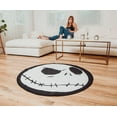 thumbnail image 2 of Disney The Nightmare Before Christmas Jack Skellington 39-Inch Round Area Rug, 2 of 6