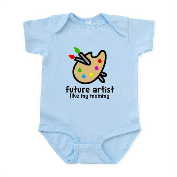 CafePress - Artist Mom Infant Bodysuit - Baby Light Bodysuit, Size Newborn - 24 Months