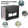 thumbnail image 3 of PHANCIR Plastic 24-Pocket A4 File Organizer with A-Z/Month Sticker Tabs, Multicolor, 3 of 10