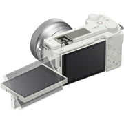 Sony Alpha ZVE10 II APS-C Interchangeable Lens Mirrorless Content Creators Camera (White)
