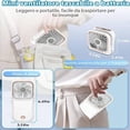 thumbnail image 3 of Ventilador de Mano Portátil, Mini Ventilador Recargable con 3 Velocidades,Ventilador de Escritorio por USB 3000 mAh, para Oficina, Hogar, Al Aire Libre(Actualizado, Blanco), 3 of 5