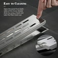 thumbnail image 2 of Mistaha 8 Inch Rectangle Linear Shower Drain with Removable Strainers Anti-Odor Anti-clogging Hair Stopper Catcher, 2 of 8