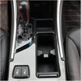 thumbnail image 3 of Car Carbon Style Box Panel Water Cup Holder Cover Trim Car-styling For 2010-2015, 3 of 4