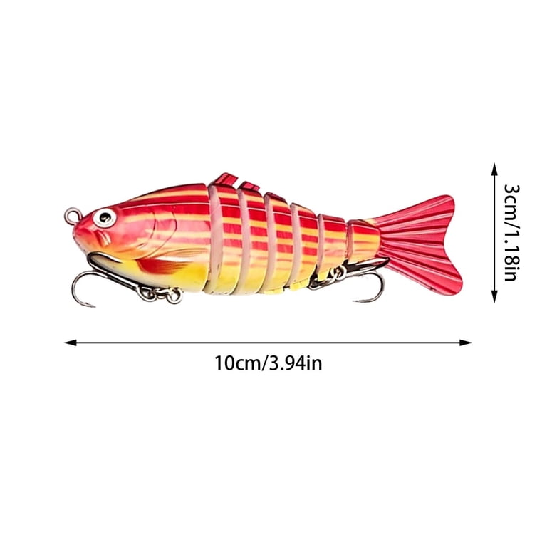 barracuda fishing lures Pro King Blue Captain Chuck's II trout tarpon 5-10PC Multi-Joint Sinking Glide Baits
