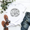 thumbnail image 5 of Hoeing Ain’t Easy Graphic T-Shirt | Funny Gardening Shirt for Plant Lovers, 5 of 7