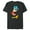 Dark Heather, variant on Disney Classic Minnie Mouse with Blue Bow - Short Sleeve Blended T-Shirt for Adults - Customized-Yellow