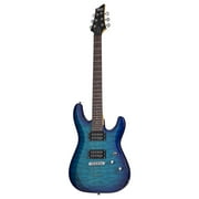 Schecter C-6 Plus Series Electric Guitar - Ocean Blue Burst