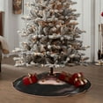 thumbnail image 4 of Lukts Playful Baby Hippo Splash Print Color Life Christmas Tree Skirt, Winter Holiday Tree Mat Decoration ,Can be Used as A Shawl-36", 4 of 6