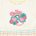 thumbnail image 4 of Inktastic My Oma Loves Me Granddaughter Rainbow Girls Baby Dress, 4 of 5