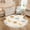 Color 3, variant on Washable Non Slip 4ft Round Rug, Cute Safari Animals Lions Giraffes Monkeys Elephants Tropical Leaves Circle Area Rugs with Tassels Carpet for Nursery Bedroom Living Room Playroom Tent Rug