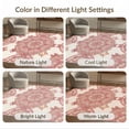 thumbnail image 7 of ODIKA 6'x9' Washable Area Rug Non-Slip, Easy Care, Kitten Blooms Blooming Flower Border Cute Kittens Boho Cartoon Refined for Family Room, Living Room, Master Bedroom, 7 of 7