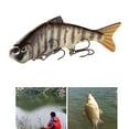 thumbnail image 3 of Cebo para lubina perfecl Multi articulado Top-Wasser Trucha swimbait Hard Crank, 3 of 8