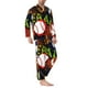 thumbnail image 2 of Balery Balls Pijama para Hombre de Dos Piezas con Manga Larga, Conjunto de Dormir y Descanso Suave con Bolsillos-Medium, 2 of 7