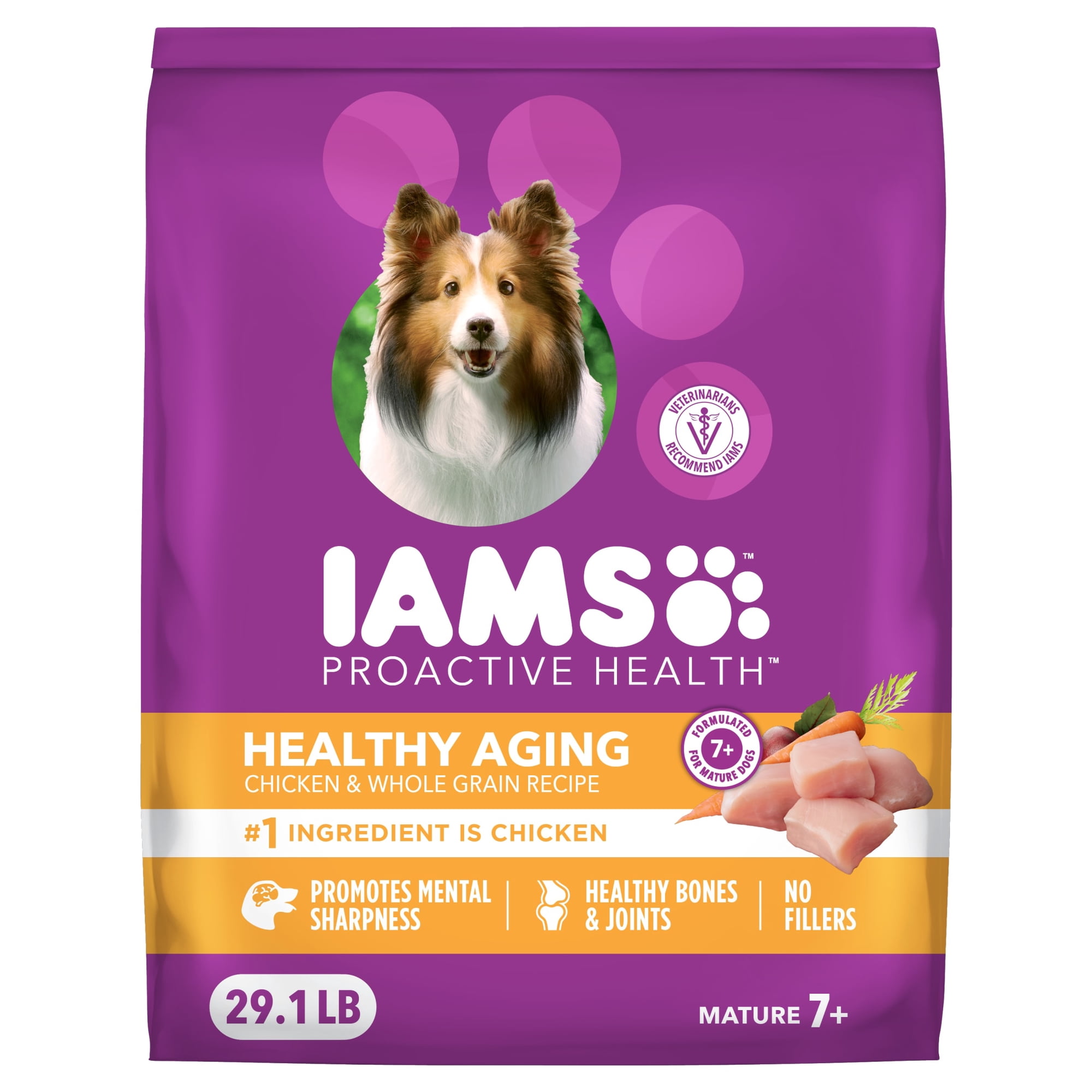 IAMS Proactive Health Adult Dry Dog Food, Large Breed Senior Dog Food, 29.1 lb. Bag