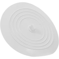 Supvox White Rubber Bath Tube Plug for Water with Tight Seal and Easy Installation for Bathroom Use
