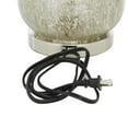 thumbnail image 5 of DecMode 28" Silver Table Lamp with Beige Linen Shade, 5 of 8