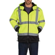 Men's Utility Pro High Visibility Microfleece Softshell Jacket Yellow 4XL (20)