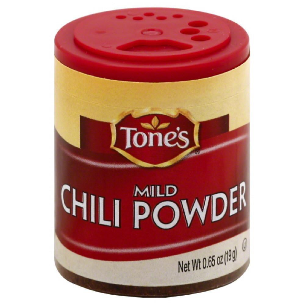 Tones Mild Chili Powder, 0.65 Oz (Pack of 6)