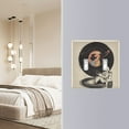 thumbnail image 4 of Yayeee Toggle Light Switch Wall Plate 2-Gang 4.56"x4.48" Decorative Outlet Cover, Space Record, 4 of 7