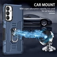 thumbnail image 2 of for Samsung Galaxy A34 5G Case with Metal Ring Kickstand for Women & Men, Heavy-Duty Protection Shockproof Bumper Cover Case for Samsung Galaxy A34 5G TY Blue, 2 of 18