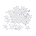 thumbnail image 4 of 50 piezas de dijes de estrella de cinco puntas Yuyangstore Plata antigua Colgantes con dijes, 4 of 8
