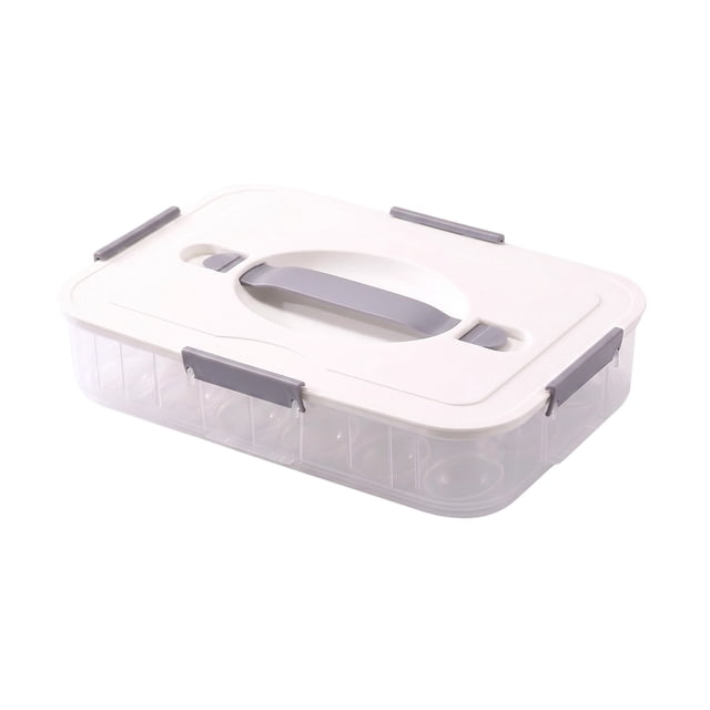 SIfdSeng My Items Stackable Egg Storage Container Layer for Refrigerator Organization Crisper Drawer Holder Fridge Kitchen